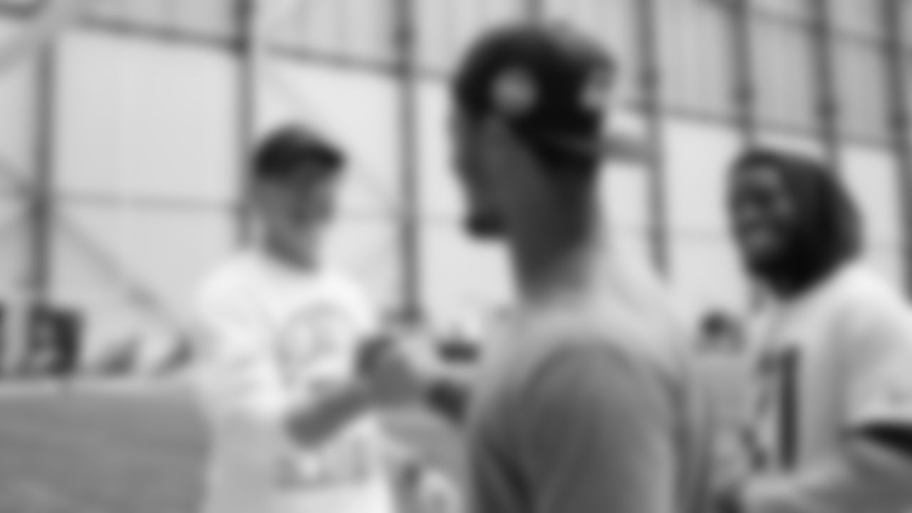 Actor Matthew Lillard visited Seahawks practice on August 6, 2025 at the Virginia Mason Athletic Center.