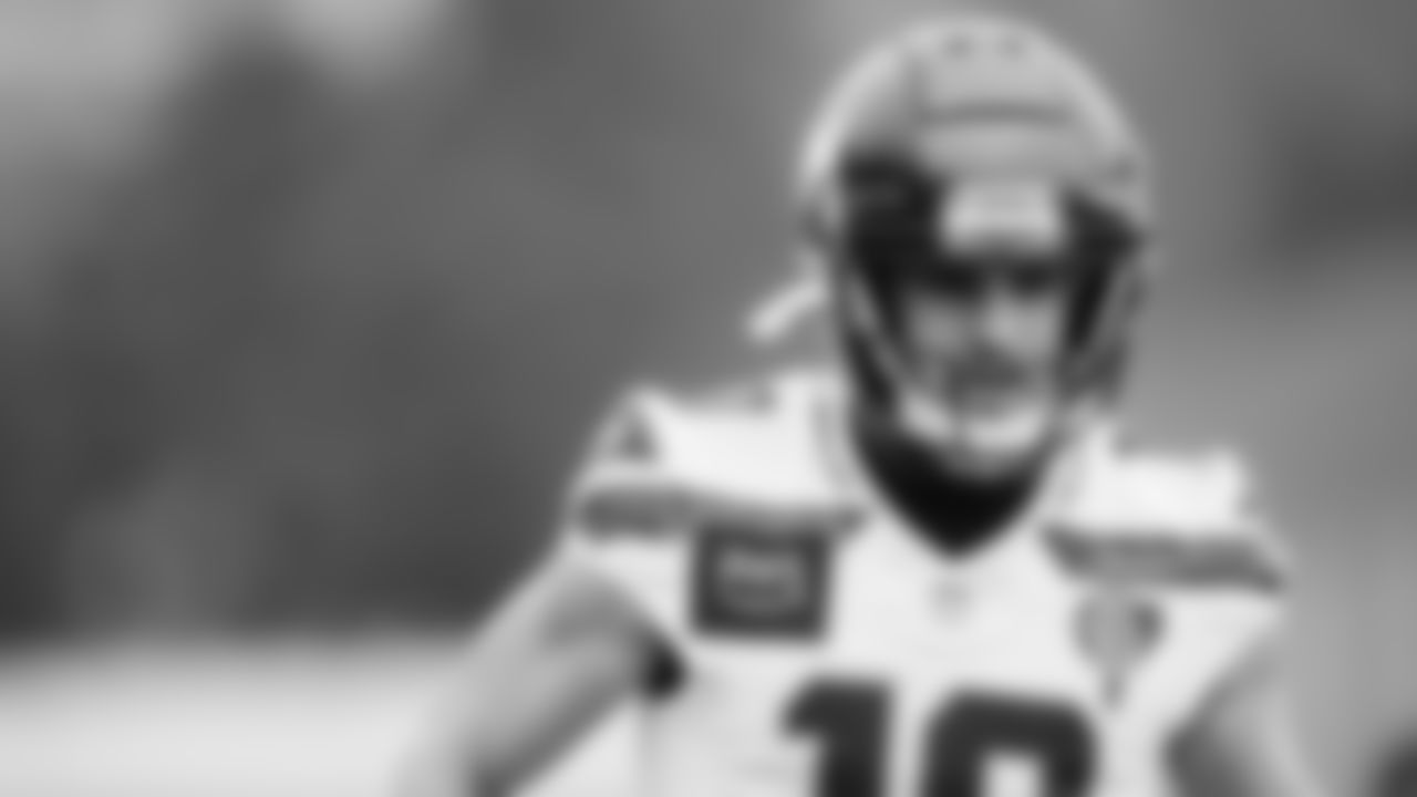 Seahawks wide receiver Cooper Kupp (10) practiced on Wednesday, January 1, 2026 at the Virginia Mason Athletic Center.