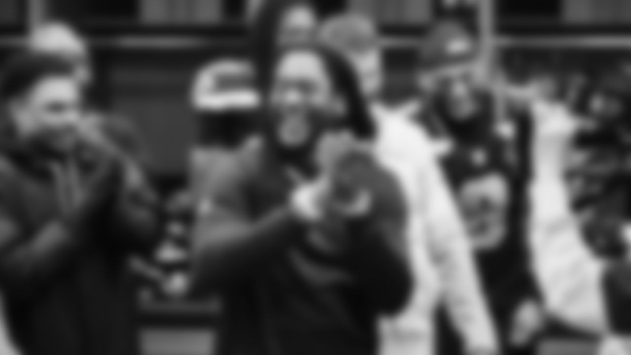 The Seahawks celebrated the 41-6 victory over the 49ers in the NFC Divisional Round game on January 17, 2026 at Lumen Field.