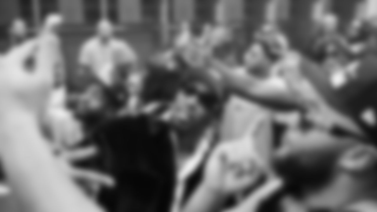 The Seahawks celebrate the 31-27 win vs. the Rams in the NFC Championship on Sunday, January 25, 2026.