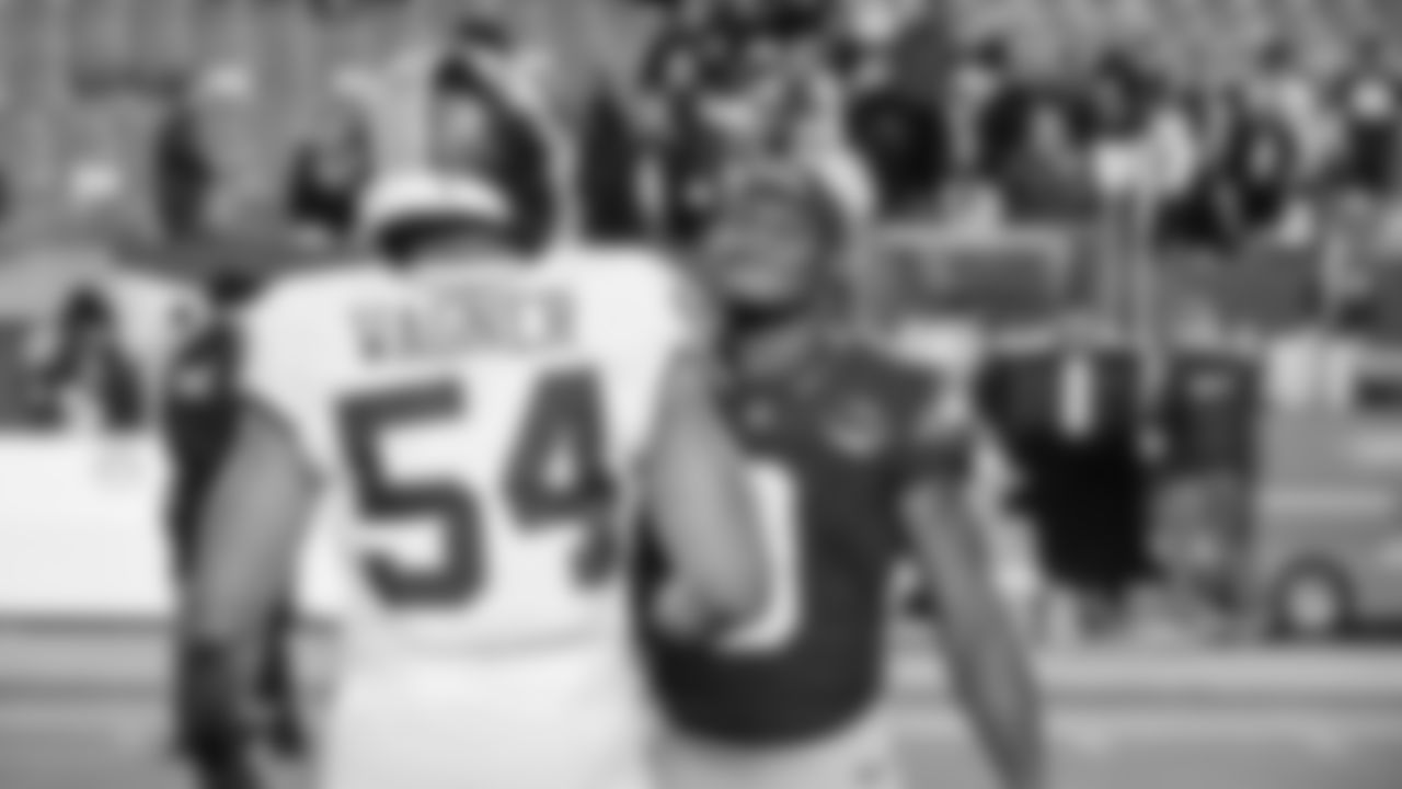 The Seahawks celebrated the victory over the Washington Commanders on Sunday Night Football at Northwest Stadium.