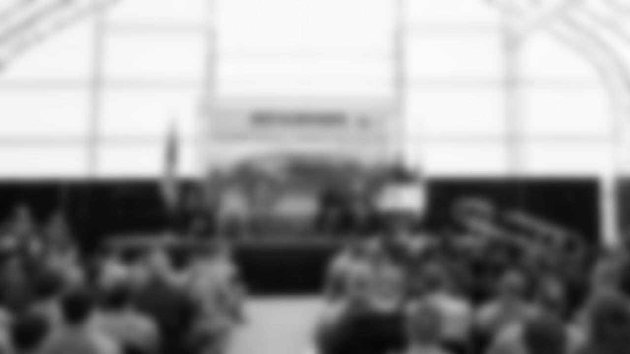 USAA's "Change of Command" event is to celebrate a different military service each year: rotating through the 5 branches -- Army, Airforce, Navy, Coast Guard, Marines.