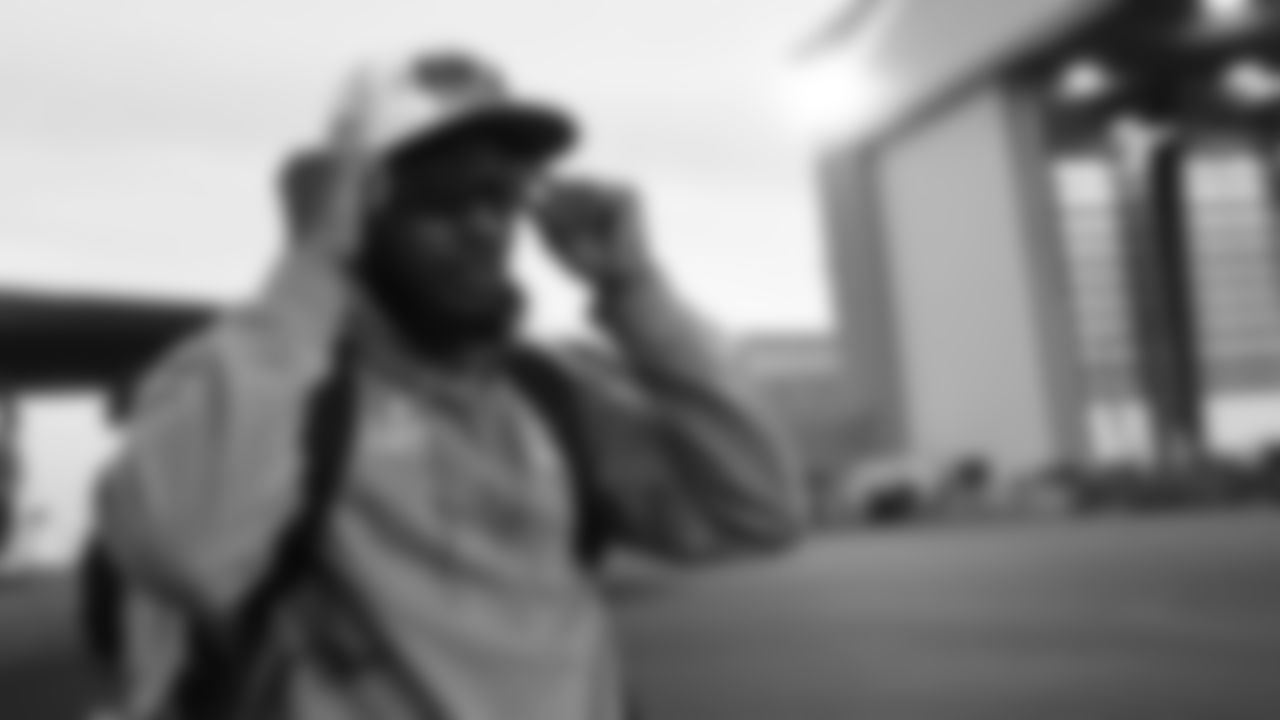 Seahawks cornerback Devon Witherspoon (21) arrived in the Bay Area on Sunday, February 1, 2026.