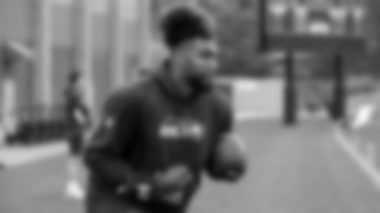 Seahawks defensive end Leonard Williams (99) participated in a workout on May 20, 2025 at the Virginia Mason Athletic Center.