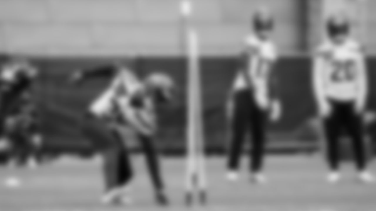 Seahawks cornerback Shemar Jean-Charles (34) participated in a workout on day five of OTAs on Wednesday, June 4, 2025 at the Virginia Mason Athletic Center.