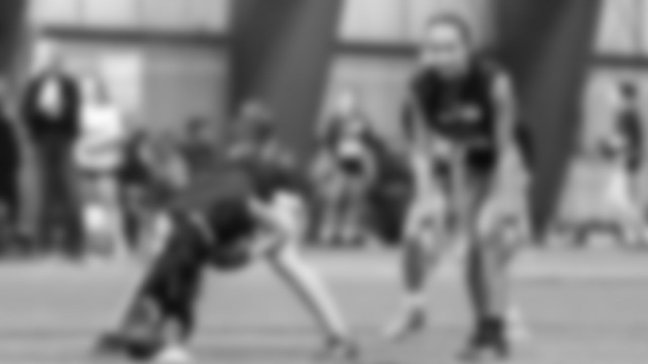The Seahawks supported Flag Like A Girl's flag football camp on Sunday, June 15, 2025 at Turf Training Centre with Seahawks mascot Blitz and a $1K donation to continue growing the game.