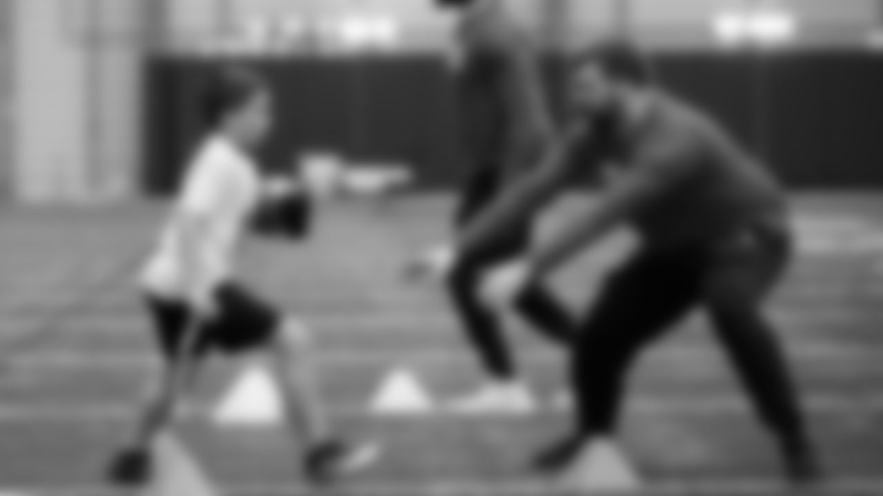 The Seahawks hosted the USA Football Talent ID Camp on February 21, 2026 at the Virginia Mason Athletic Center.