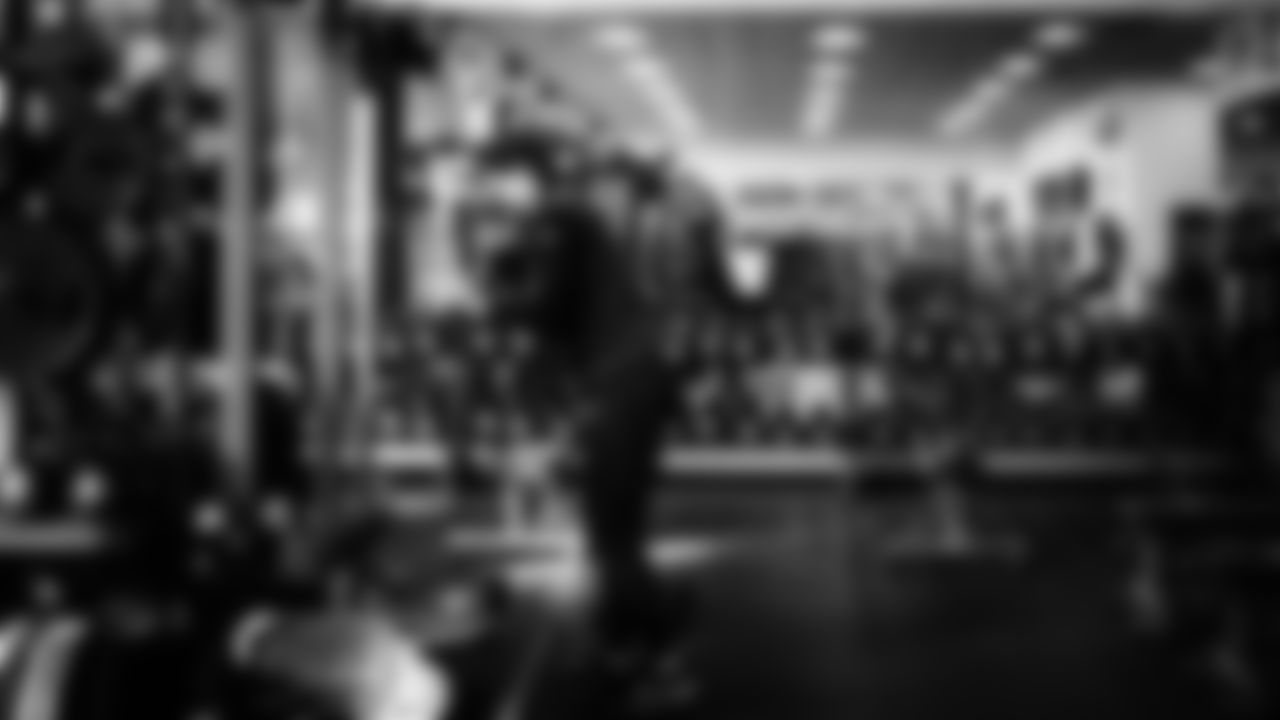 Seahawks wide receiver Jake Bobo (19) worked out on Monday, January 19, 2026 at the Virginia Mason Athletic Center,