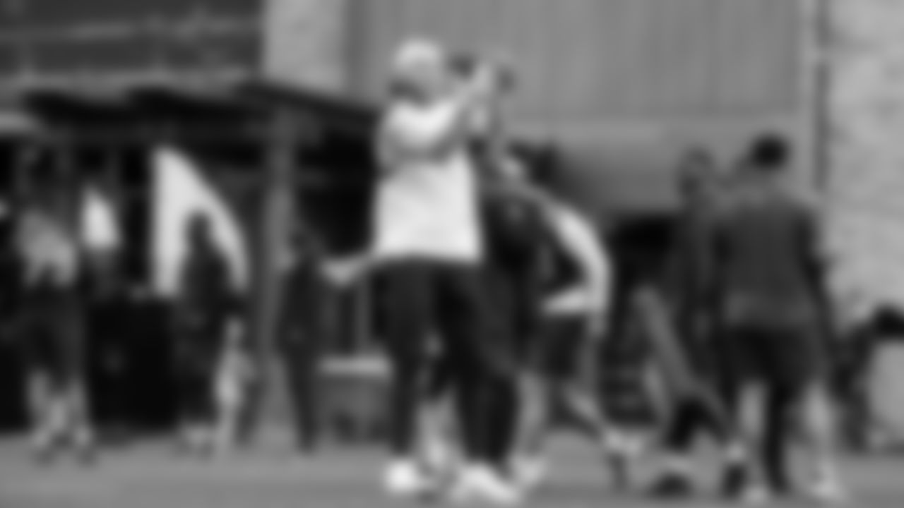Seahawks wide receiver Cooper Kupp (10) participated in a workout on May 15, 2025 at the Virginia Mason Athletic Center.