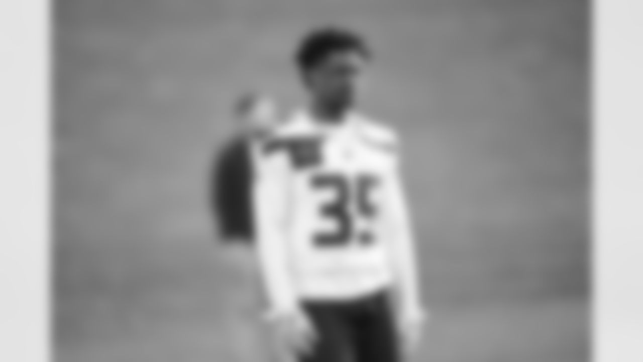 Seahawks cornerback Ryan Cooper Jr. (35) practiced on Wednesday, December 11, 2024 at the Virginia Mason Athletic Center