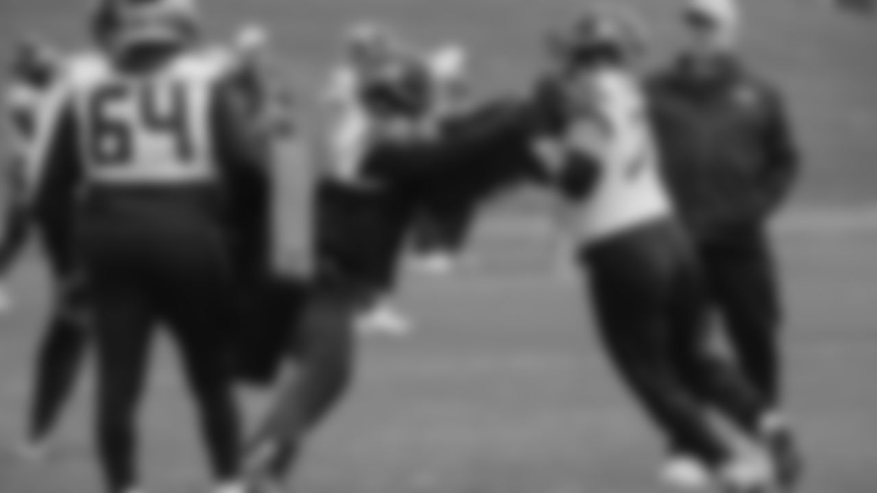 Seahawks tackle Josh Jones (74) practiced on Wednesday, December 24, 2025 at the Virginia Mason Athletic Center.