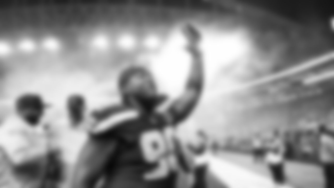 The Seahawks celebrated the 41-6 victory over the 49ers in the NFC Divisional Round game on January 17, 2026 at Lumen Field.