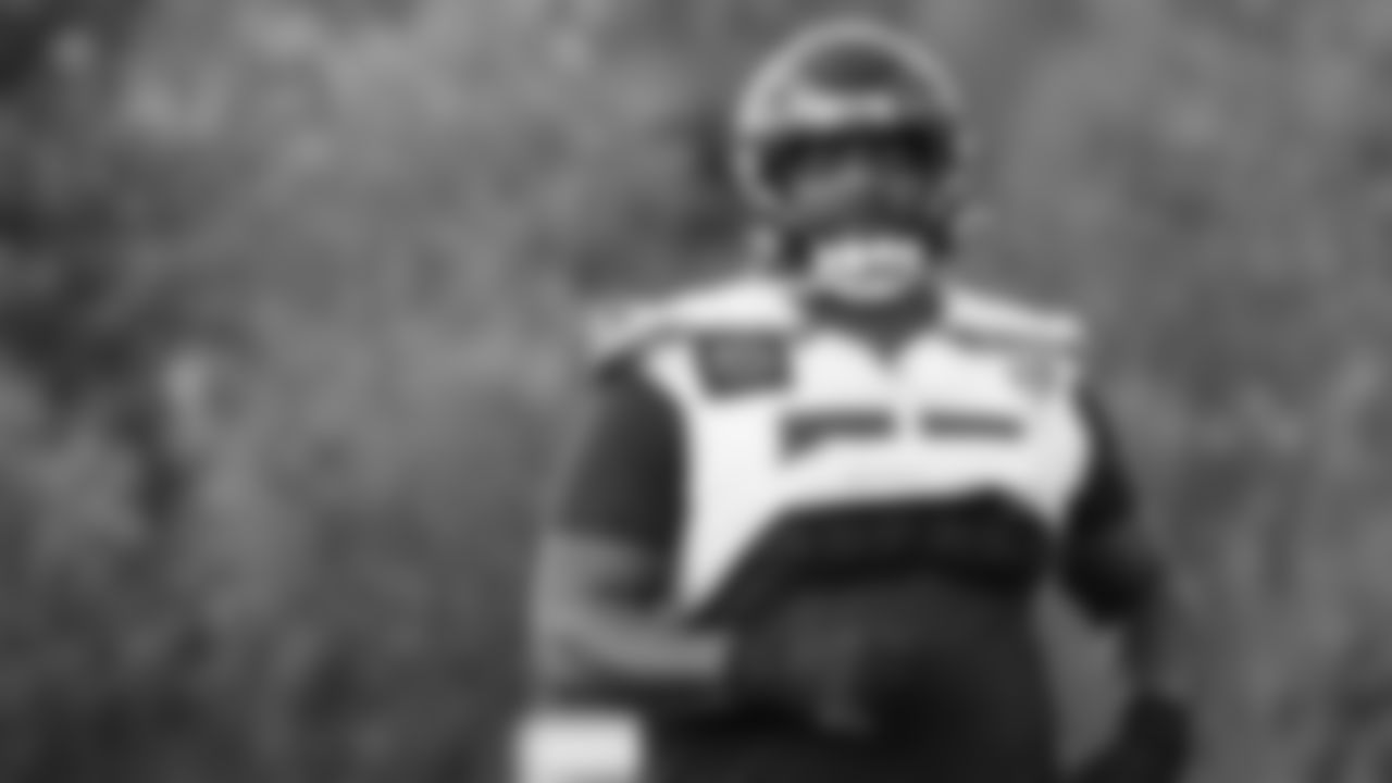 Seahawks guard Anthony Bradford (75) practiced on Thursday, November 20 at the Virginia Mason Athletic Center.