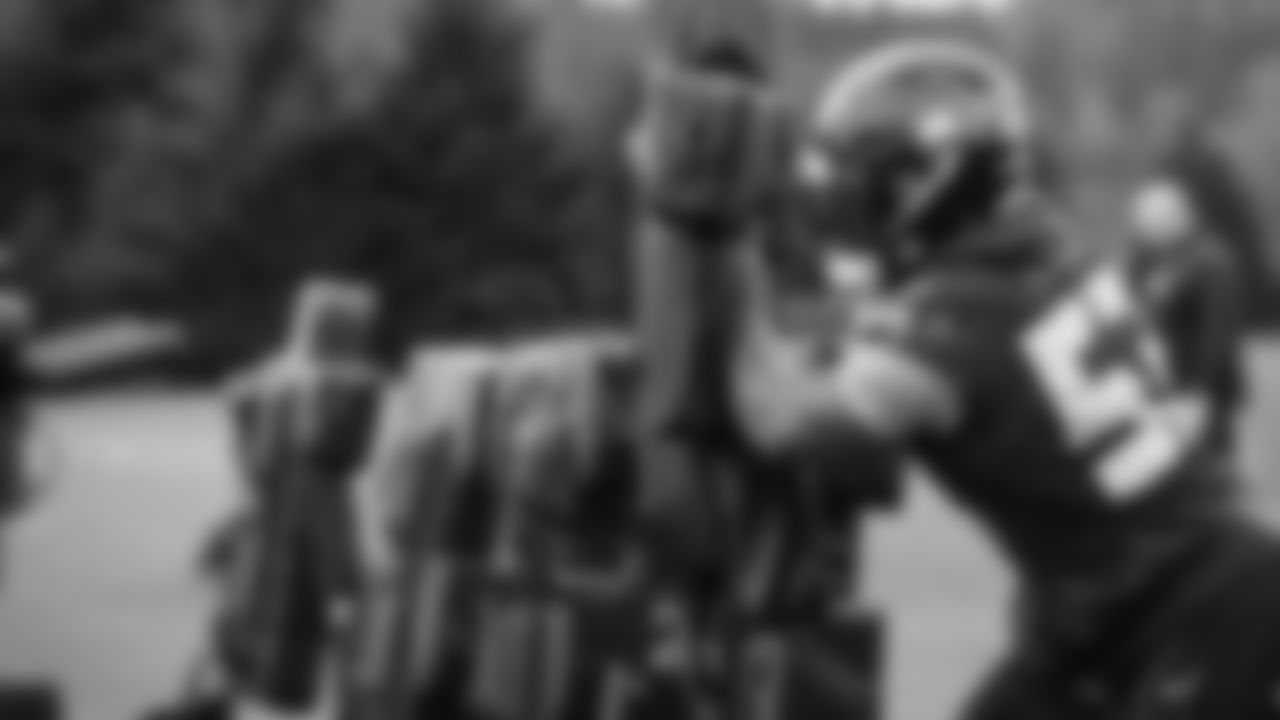 Seahawks linebacker Boye Mafe (53) practiced on Tuesday, December, 23, 2025 at the Virginia Mason Athletic Center.