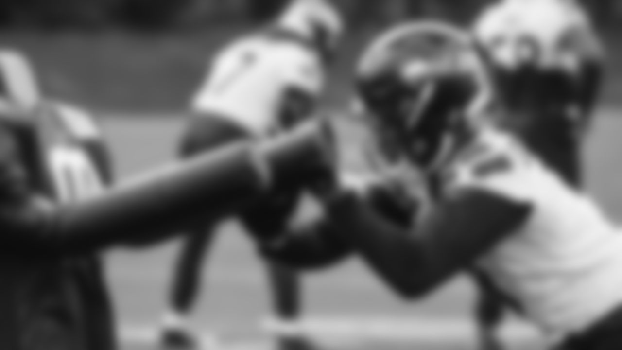 Seahawks safety Nick Emmanwori (3) practiced on Wednesday, November 5, 2025 at the Virginia Mason Athletic Center.