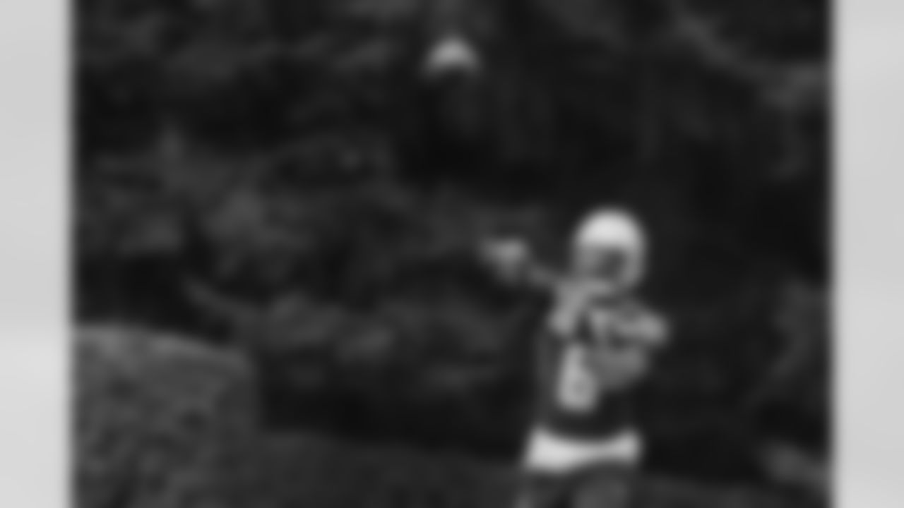 Seahawks quarterback Jalen Milroe (6) practiced on Friday, October 3, 2025 at the Virginia Mason Athletic Center.