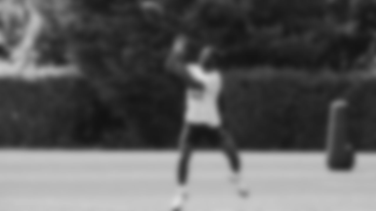 Seahawks cornerback Devon Witherspoon (21) practiced on August 26, 2025 at the Virginia Mason Athletic Center.