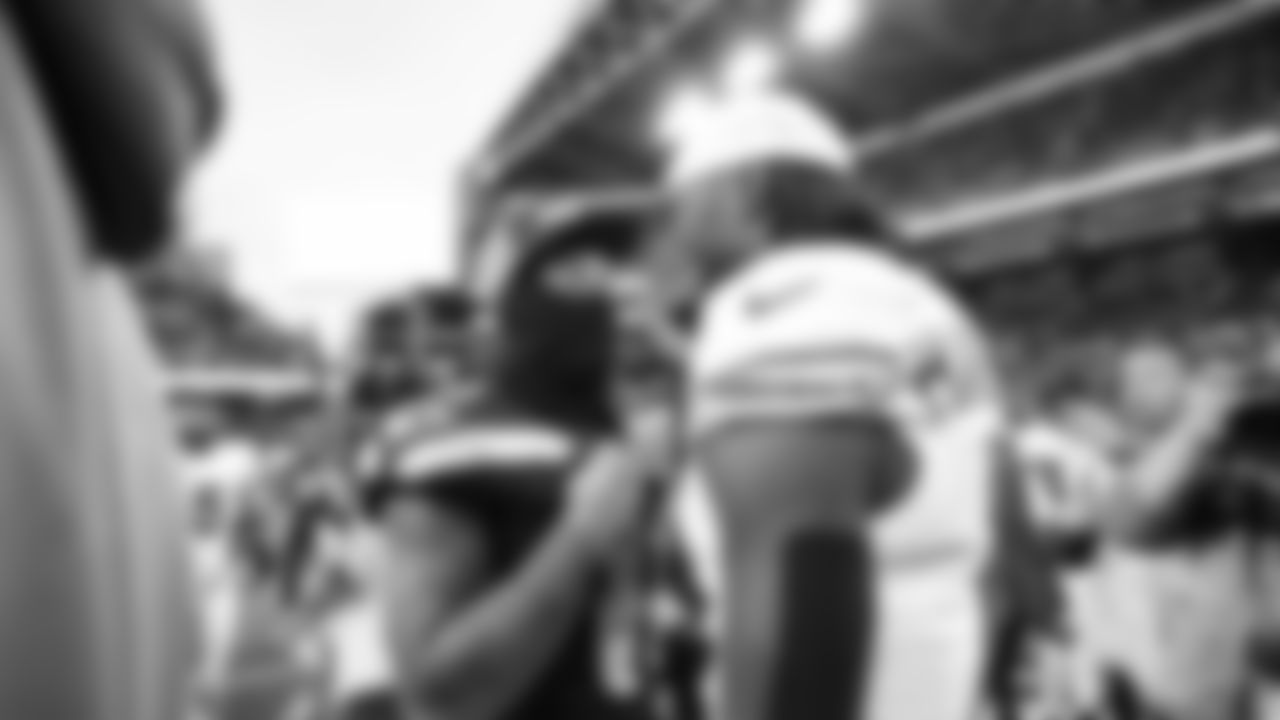 The Seahawks celebrated the 44-22 win over the Cardinals on Sunday, November 9, 2025.