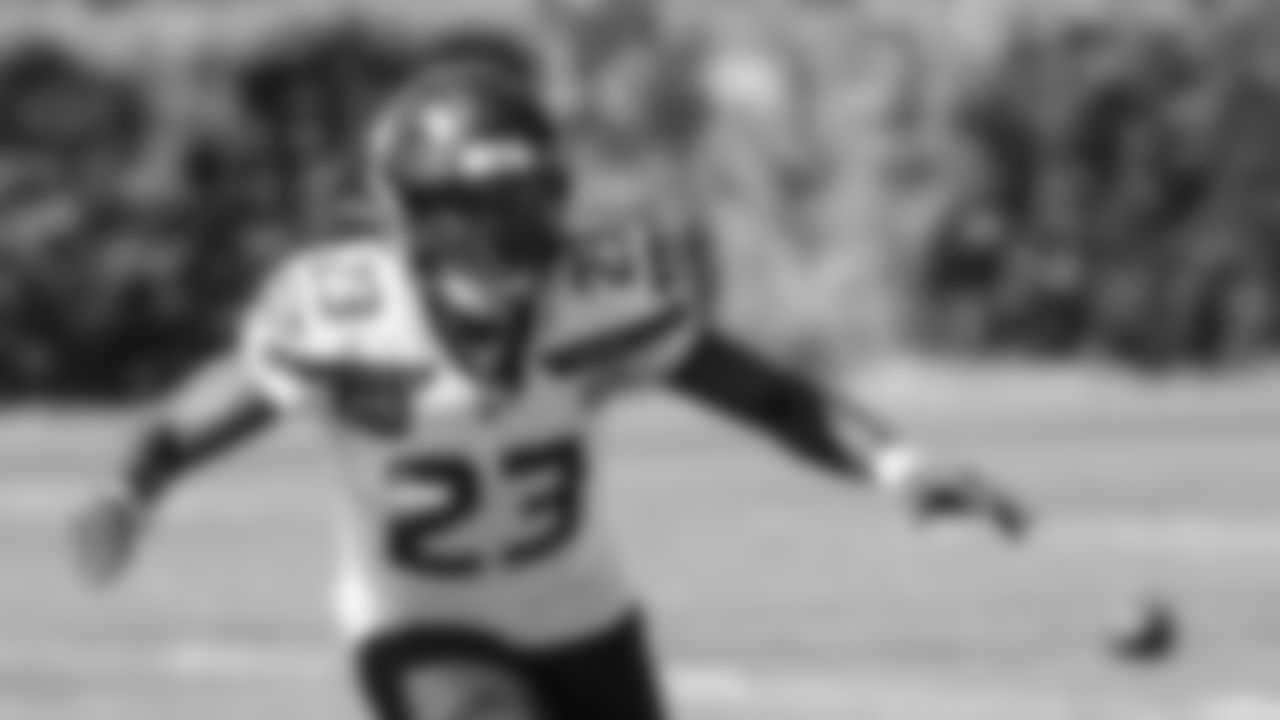 Seahawks safety D'Anthony Bell (23) practiced on Wednesday, September 17, 2025 at the Virginia Mason Athletic Center.