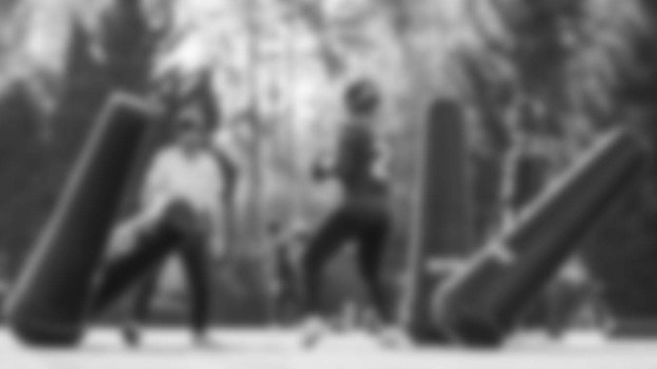 Seahawks quarterback Drew Lock (2) practiced on Thursday, November 20 at the Virginia Mason Athletic Center.