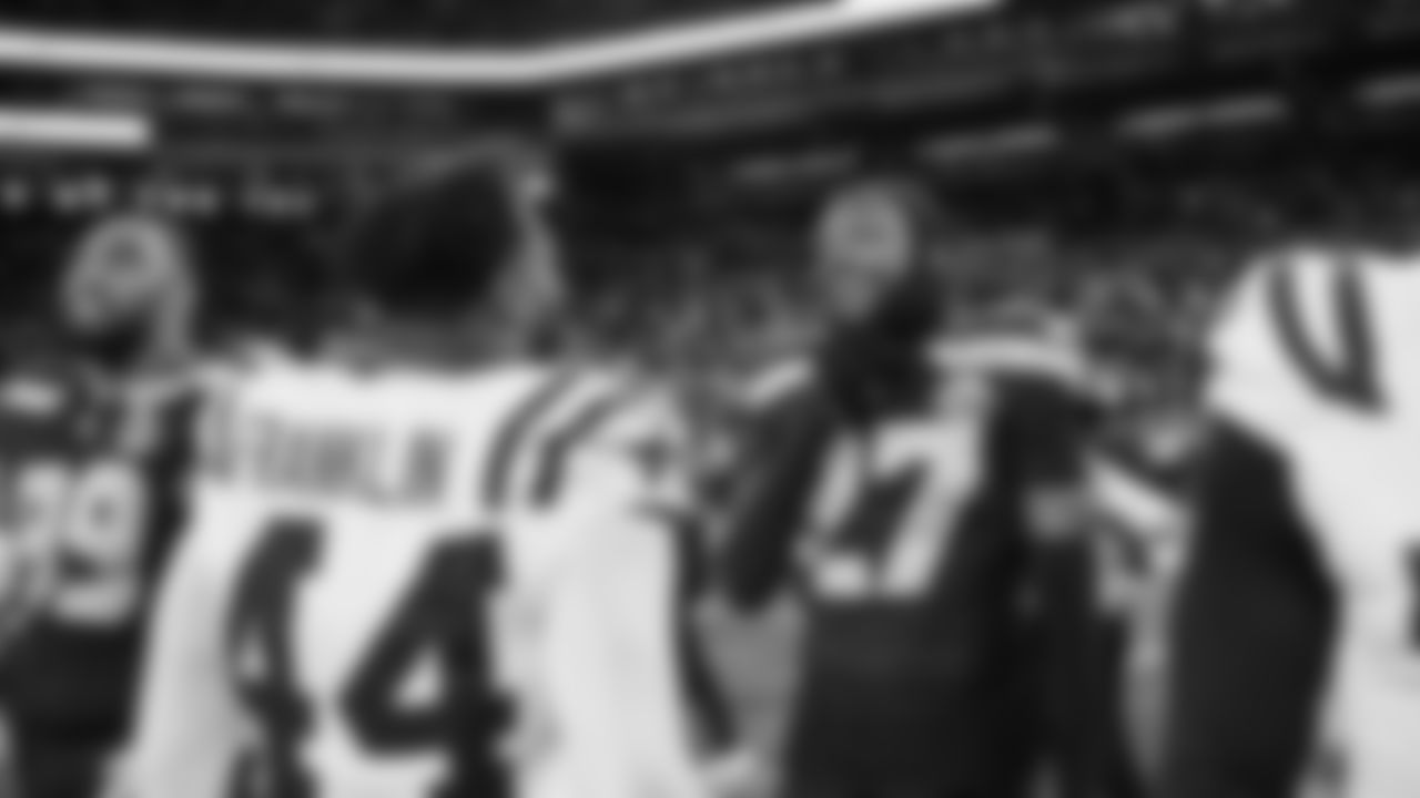 The Seahawks celebrated the 18-16 victory vs. the Colts in Week 15 at Lumen Field.