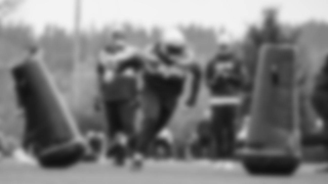 Seahawks linebacker Derick Hall (58) practiced on Wednesday, November 26, 2025 at the Virginia Mason Athletic Center.