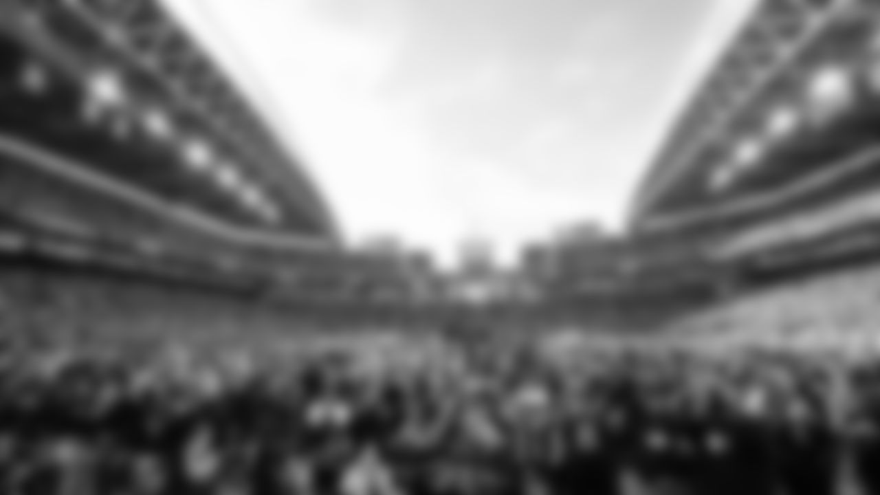 The Seahawks hosted a trophy celebration at Lumen Field on Wednesday, February 11, 2026 in honor of their world championship.