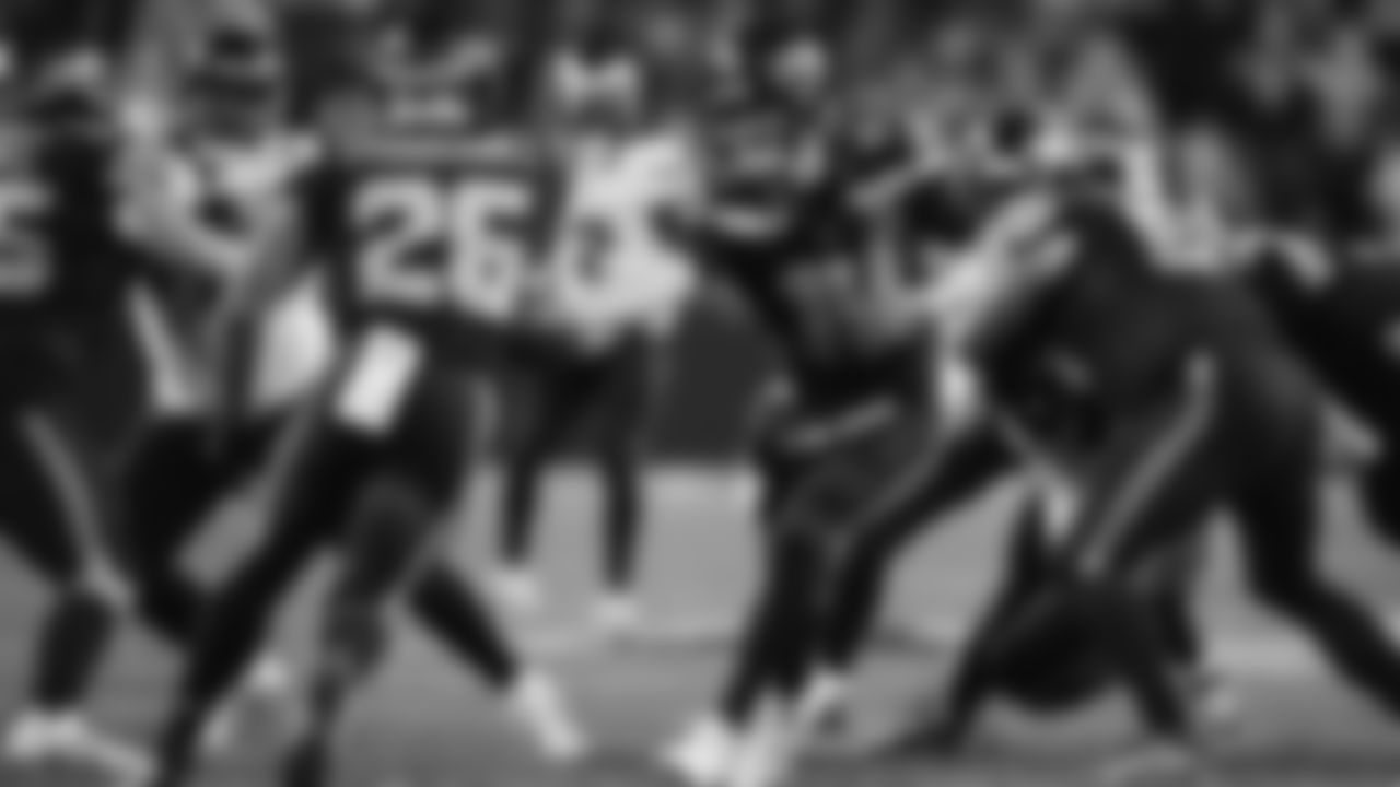 Seahawks quarterback Sam Darnold (14) vs. the Houston Texans in Week 7.