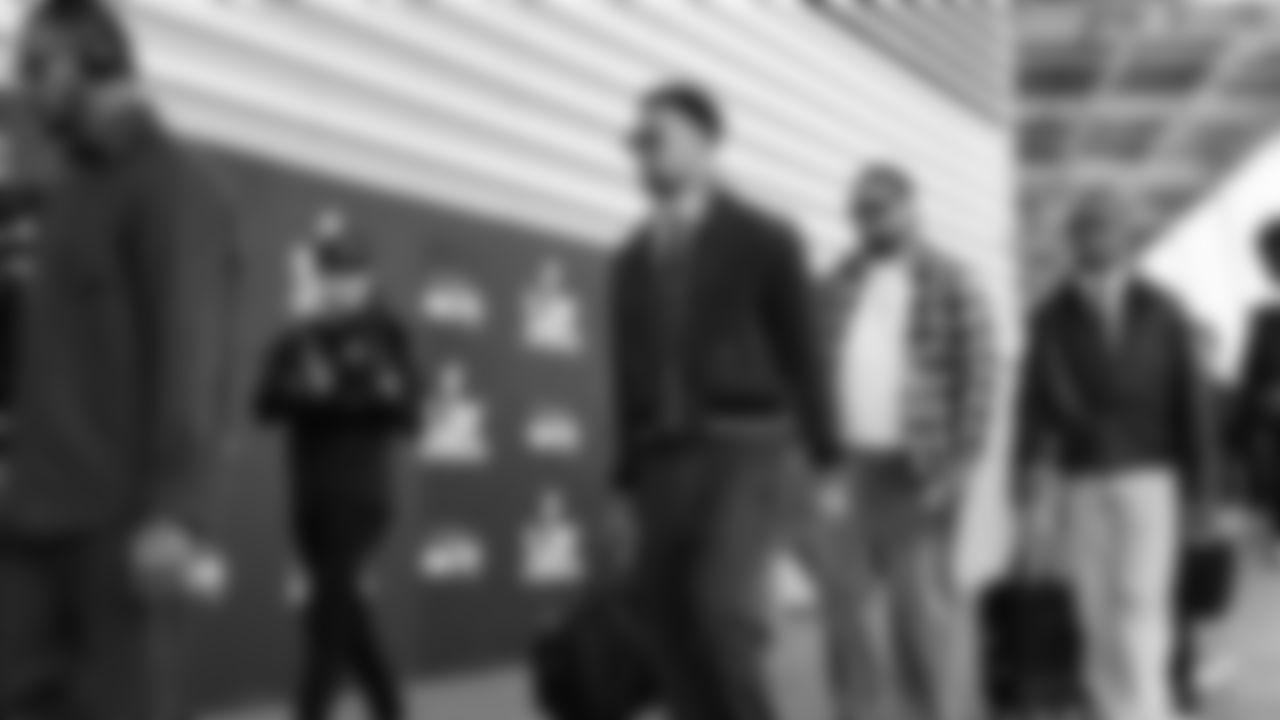 Seahawks wide receiver Jaxon Smith-Njigba (11) arrived at Levi's Stadium for the Super Bowl LX matchup vs. the New England Patriots on Sunday, February 8, 2026.