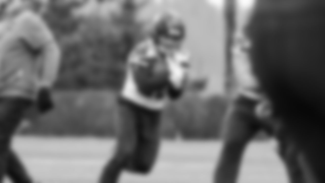 Seahawks running back Zach Charbonnet (26) practiced on Wednesday, January 1, 2026 at the Virginia Mason Athletic Center.