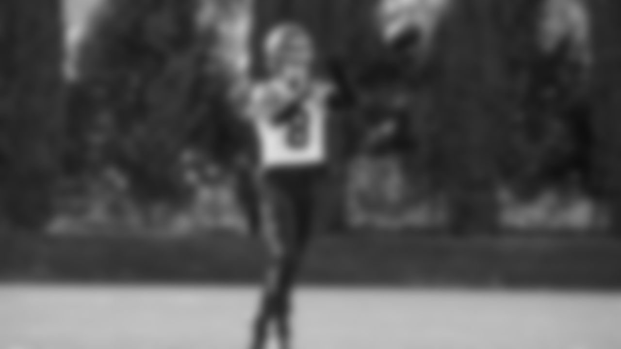 Seahawks safety Coby Bryant (8) practiced on Friday, November 7, 2025 at the Virginia Mason Athletic Center.