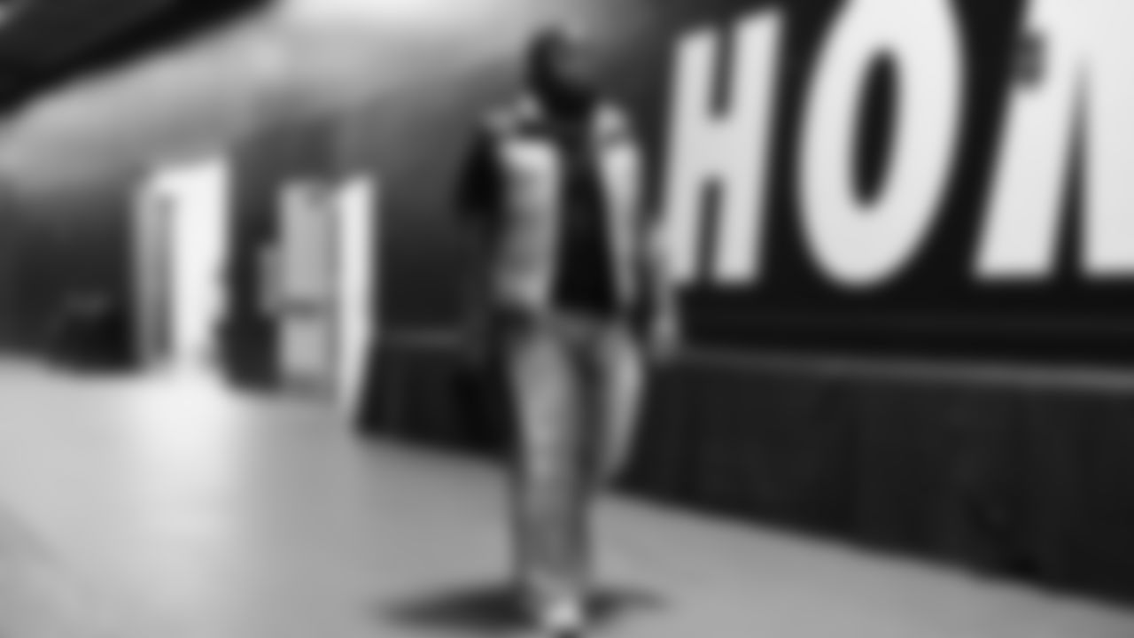 Seahawks nose tackle J.R. Singleton (70) arrived at Lumen Field for the NFC Championship game vs. the Los Angeles Rams on Sunday, January 25, 2026.