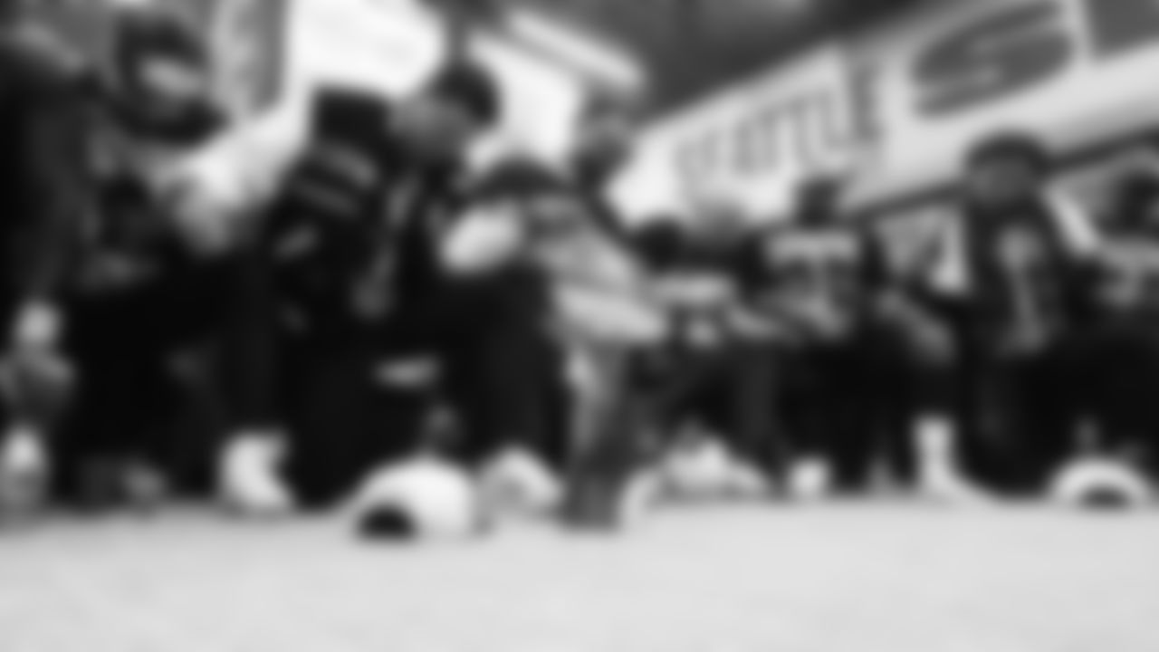 The Seahawks celebrated the 29-13 victory vs. the Patriots in Super Bowl LX.