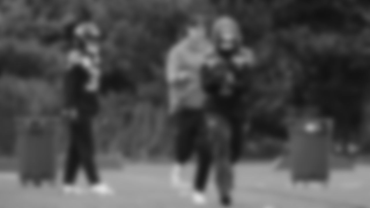 Seahawks running back Kenneth Walker III (9) practiced on Thursday, January 29, 2026 at the Virginia Mason Athletic Center.