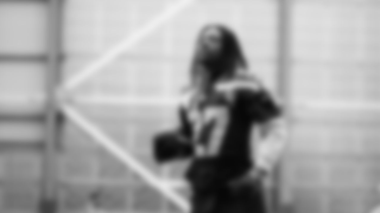 Seahawks cornerback Riq Woolen (27) practiced on Friday, November 14, 2025 at the Virginia Mason Athletic Center.