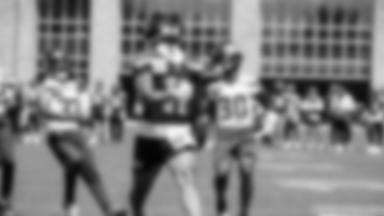 Seahawks wide receiver Jaxon Smith-Njigba (11) participated in a workout on day three of OTAs on Friday, May 30, 2025 at the Virginia Mason Athletic Center.