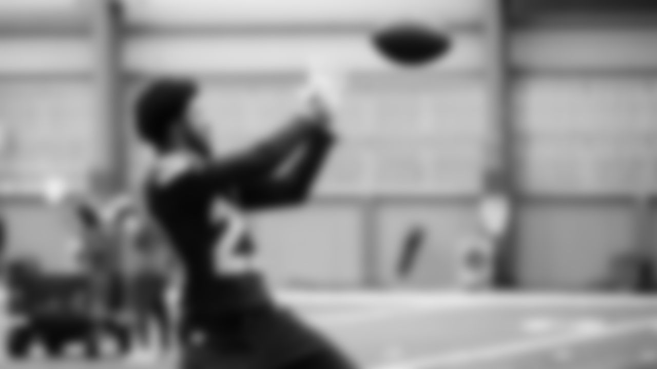 Seahawks cornerback Josh Jobe (29) practiced on Friday, November 14, 2025 at the Virginia Mason Athletic Center.