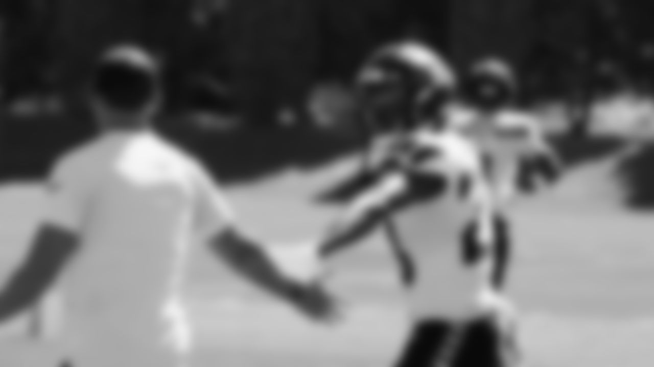 Seahawks safety D'Anthony Bell (23) practiced on August 12, 2025 at the Virginia Mason Athletic Center.