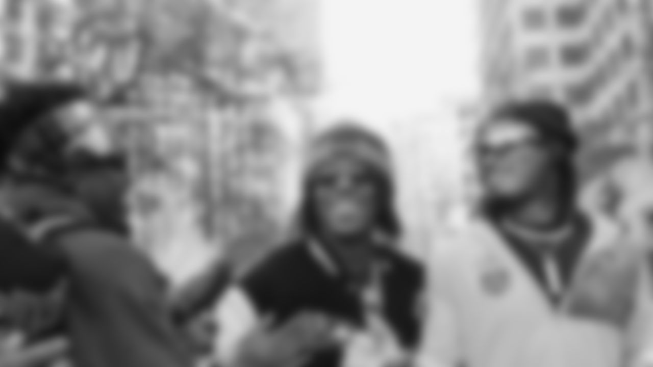 The Seahawks participated in the World Championship Parade through downtown Seattle on February 11, 2026.