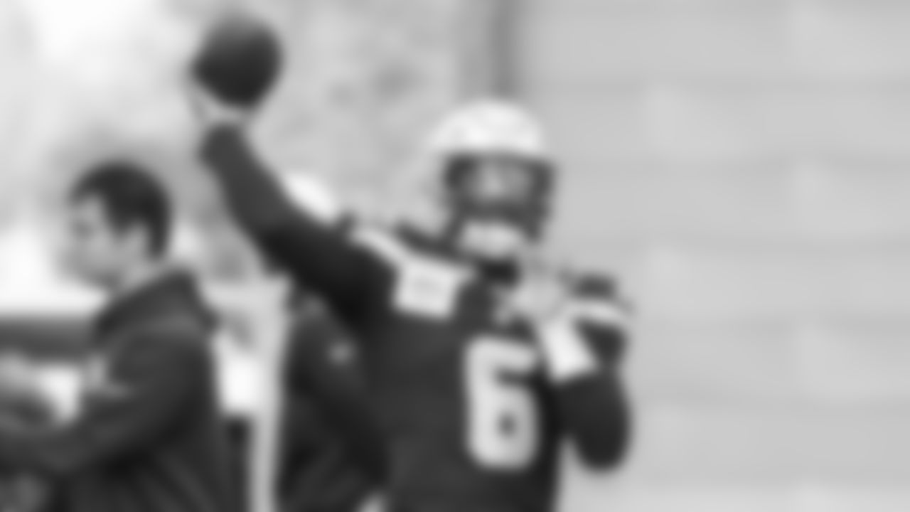 Seahawks quarterback Jalen Milroe (6) practiced on Wednesday, October 29, 2025 at the Virginia Mason Athletic Center.