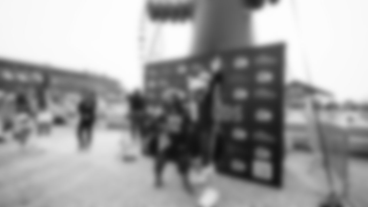 The Seattle Seahawks hosted a party at Pier 58 at the Seattle Waterfront Park on September 4, 2025 to help get fans excited for the start of the regular season.