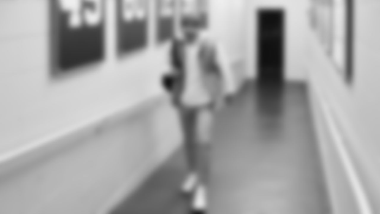 Seahawks kicker Jason Myers (5) arrived at Lumen Field for the NFC divisional round game vs. the San Francisco 49ers on January 17, 2026.