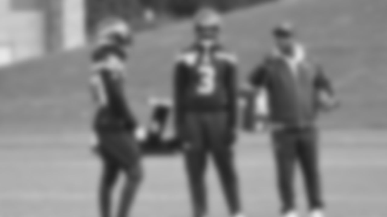 Seahawks safety Nick Emmanwori (3) practiced on Wednesday, December 24, 2025 at the Virginia Mason Athletic Center.