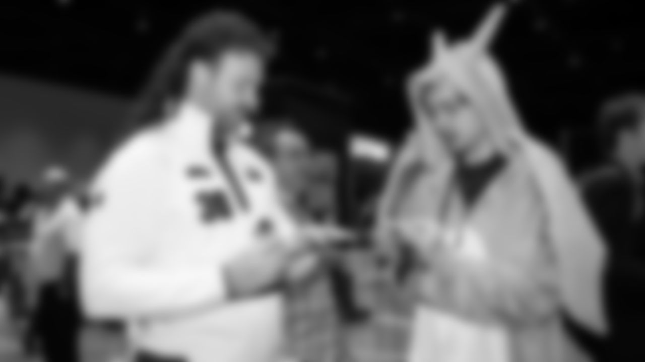 The Seattle Seahawks took part in 'Super Bowl Opening Night' on Monday, February 2 to kickoff Super Bowl LX week in the Bay Area.