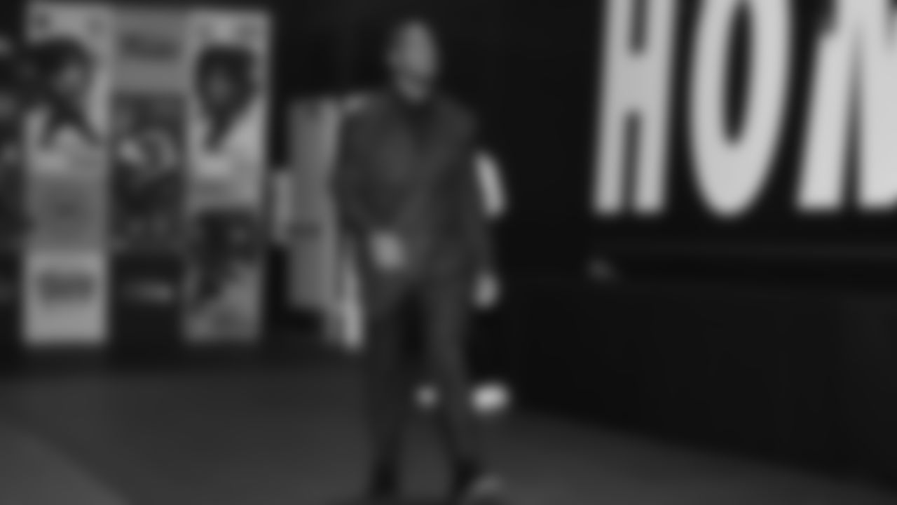 Seahawks running back Kenneth Walker III (9) arrived at Lumen Field for the Week 16 matchup vs. the L.A. Rams.