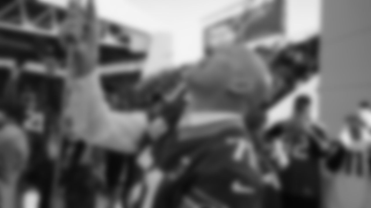 Seahawks Legends Bryan Millard, Robbie Tobeck & Max Unger raised the 12 Flag for the Seahawks' Week 13 matchup against the Vikings at Lumen Field.