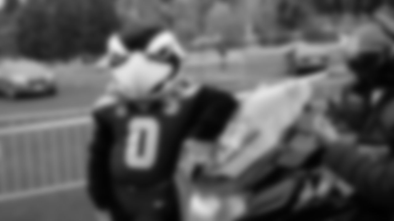 Seahawks Legend Marcus Trufant, quarterback Jalen Milroe, Blitz and the Seahawks Dancers participated in the Tacoma Police Department and Friends Thanksgiving Turkey Giveaway on November 18, 2025.