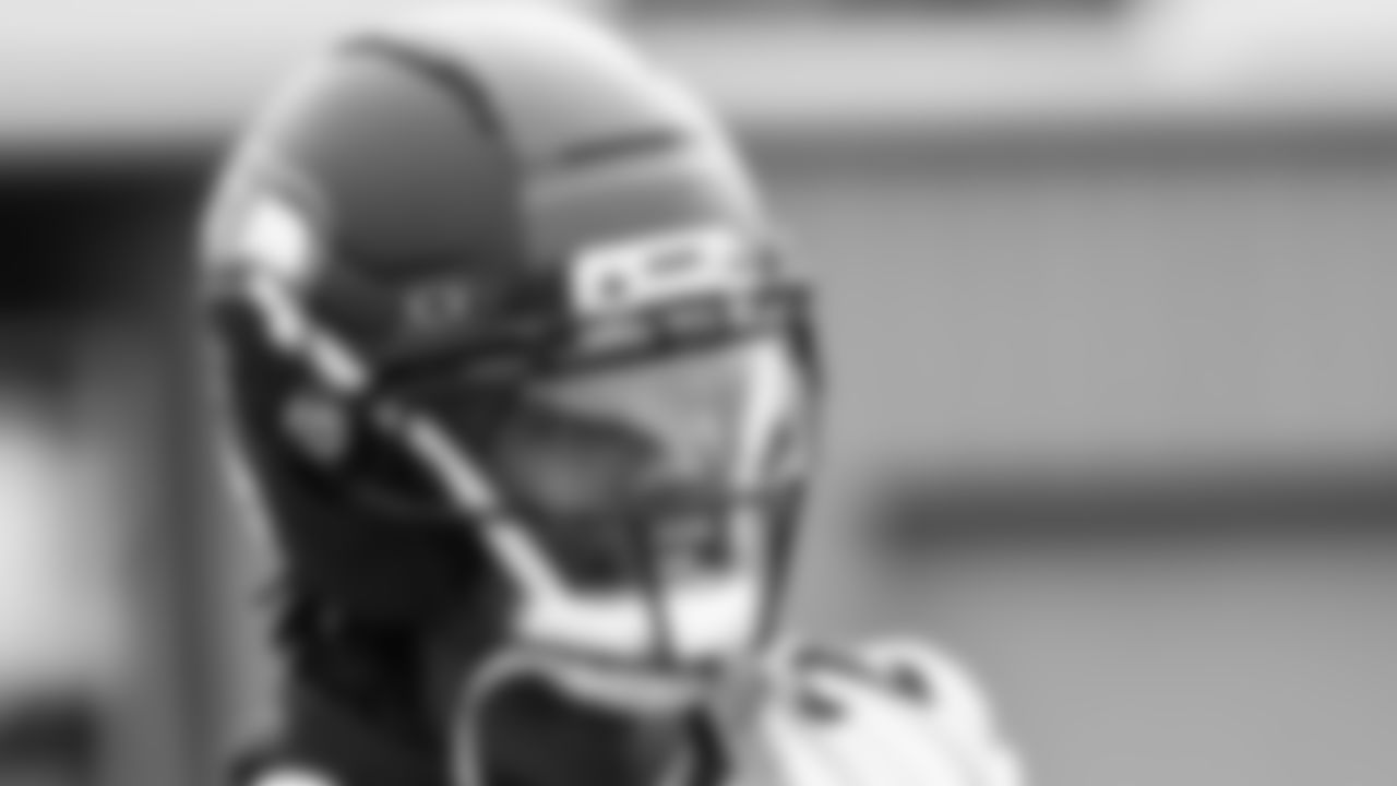 Seahawks wide receiver Rashid Shaheed (22) practiced on Wednesday, January 1, 2026 at the Virginia Mason Athletic Center.