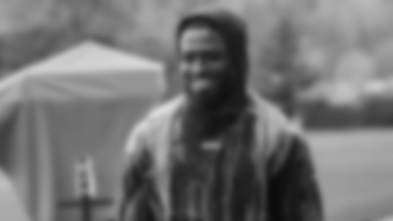 Seahawks linebackers DeMarcus Lawrence and Tyrice Knight were awarded the NVP award on November 12, 2025.