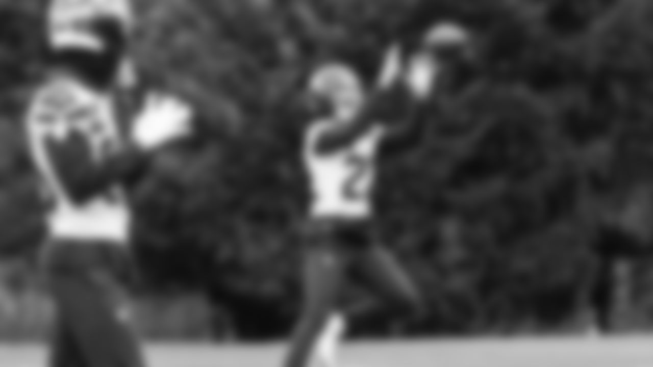 Seahawks wide receiver Rashid Shaheed (22) practiced on Wednesday, January 1, 2026 at the Virginia Mason Athletic Center.